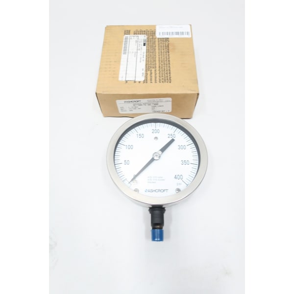 Ashcroft 45-1009-S-02L-400# 4-1/2IN 1/4IN 0-400PSI NPT PRESSURE GAUGE 45-1009-S-02L-400# - main